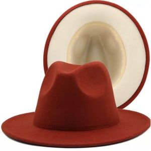 FASHIONABLE BURNT ORANGE FEDORA